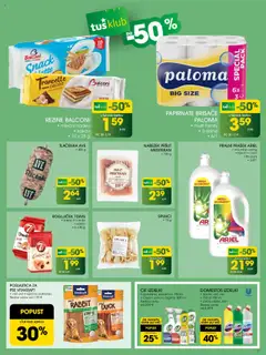 Tuš katalog │ velja od 27.08.2025 | Stran: 11 | Izdelki: Pršut, Pralni prašek, Papirnate brisače, Narezek