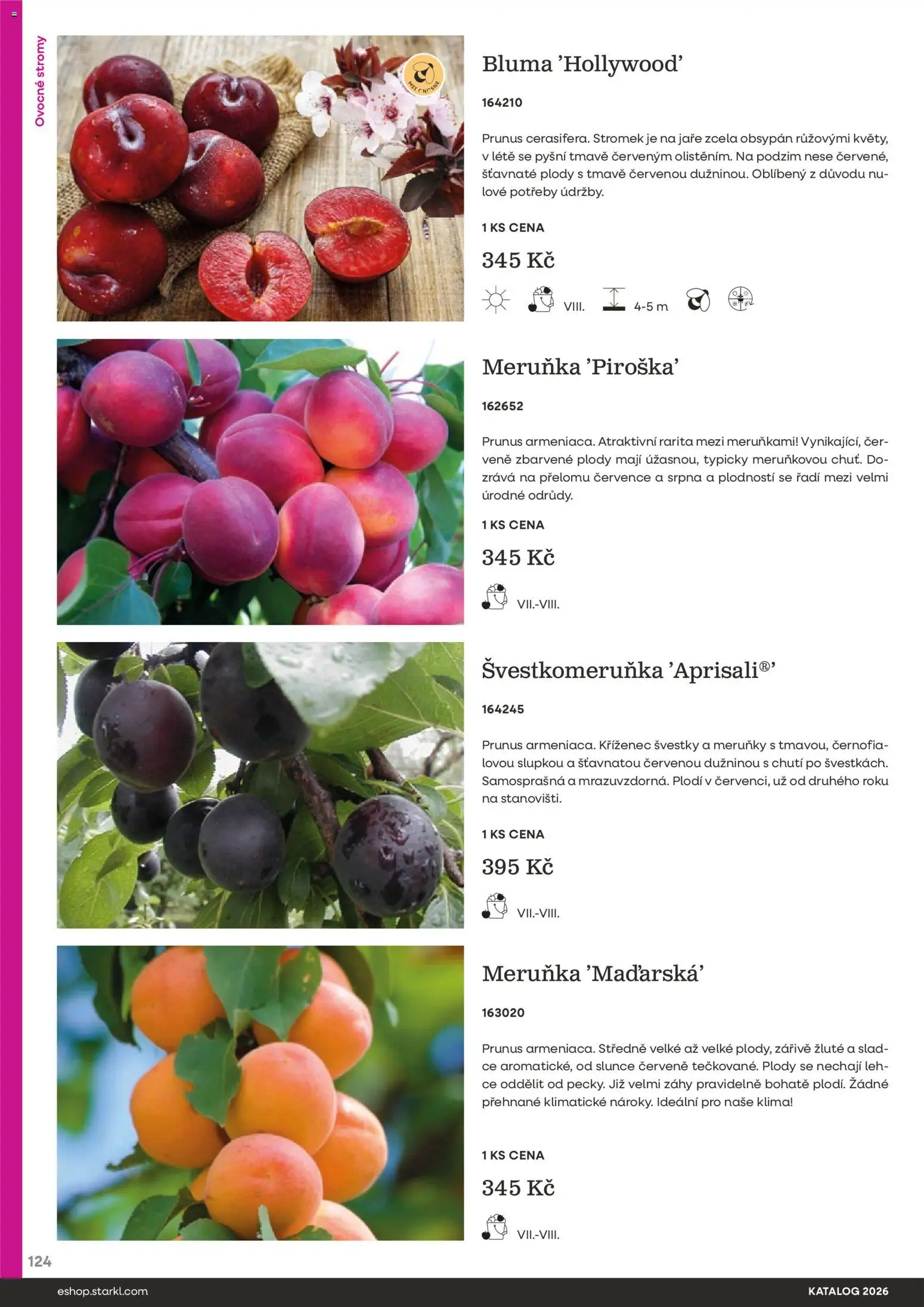 Starkl katalog od 25.02.2026 | Strana: 124 | Produkty: Švestky, Meruňky