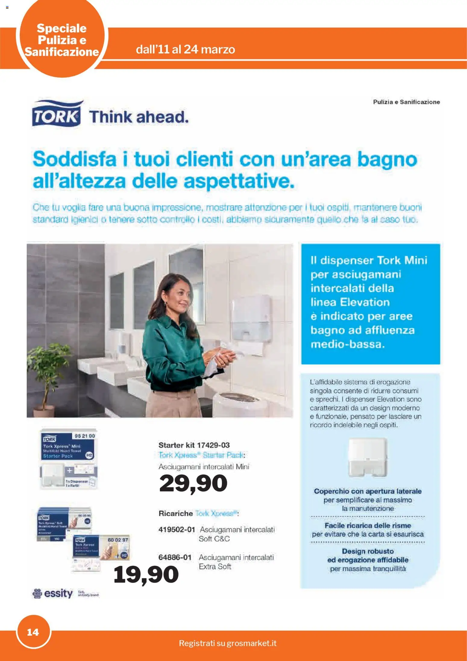 Volantino Sogegross del 11.03.2026 | Pagina: 14 | Prodotti: Bagno