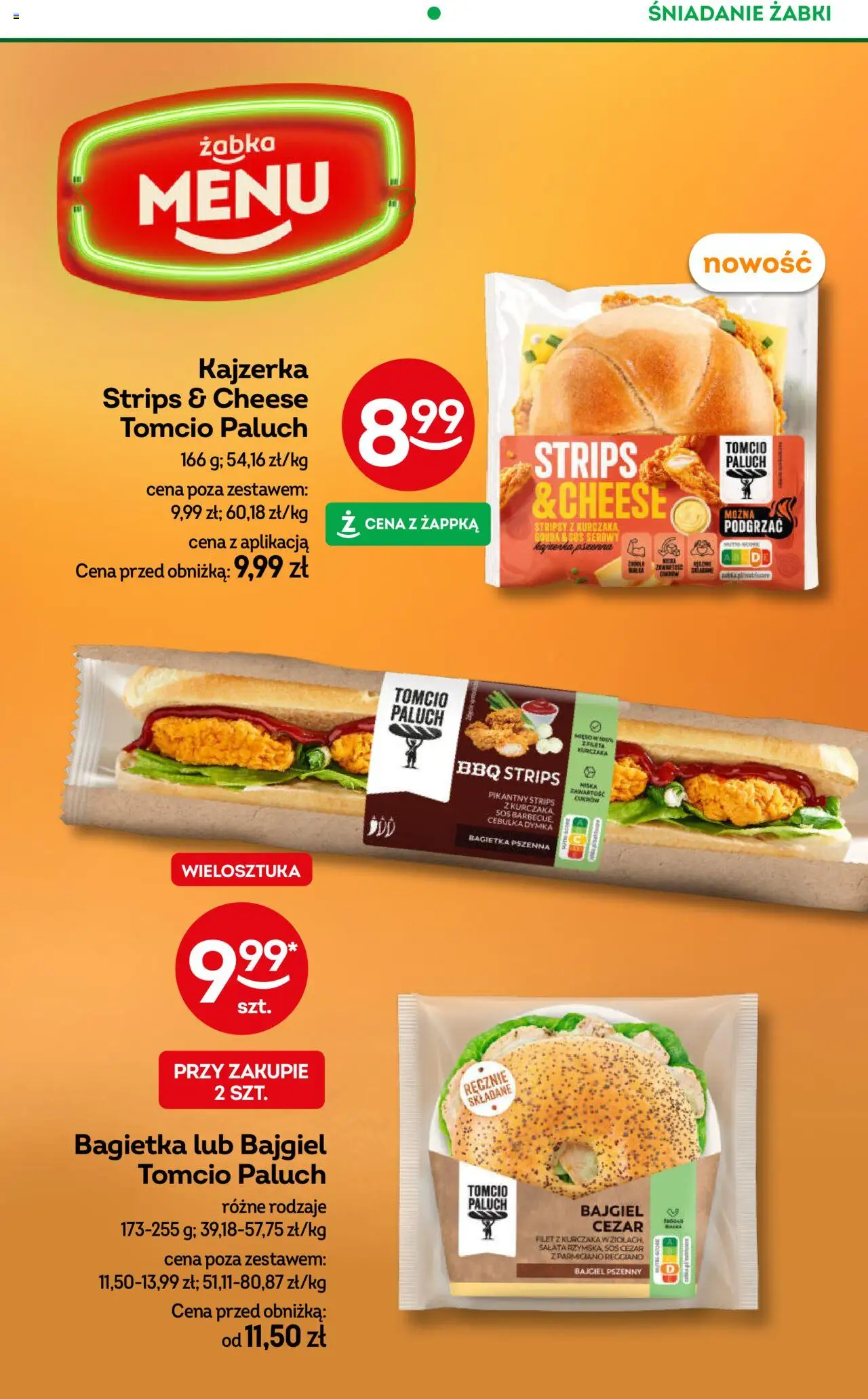 Żabka Gazetka od 04.06.2025 | Strona: 5 | Produkty: Sos cezar, Filet z kurczaka, Bagietka, Sos