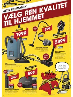 Punkt1 - Tilbudsavis gyldig fra 27.12.2025 | Side: 10 | Produkter: Robotstøvsuger, Søm, Støvsuger