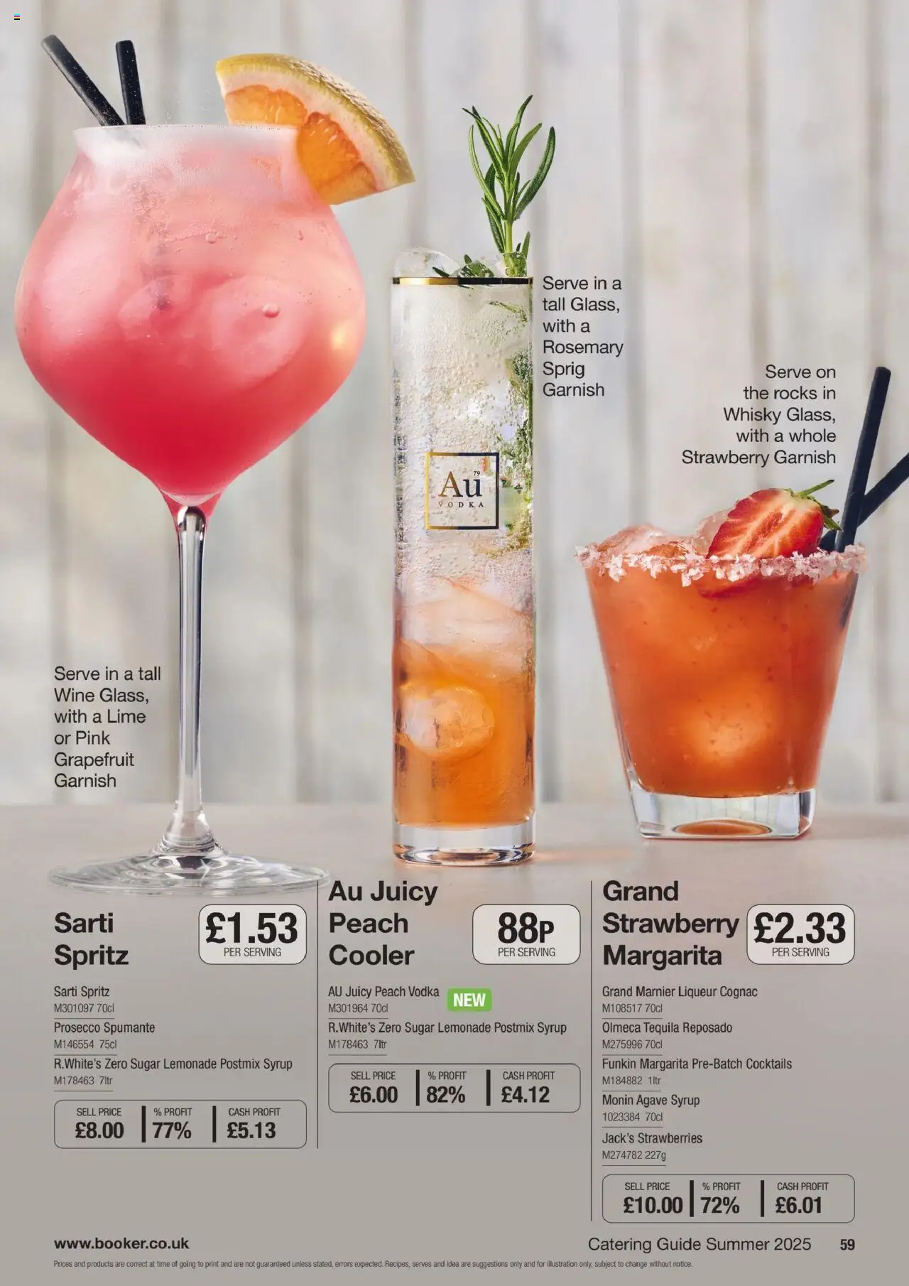  | Page: 59 | Products: Prosecco, Whisky, Vodka, Strawberry