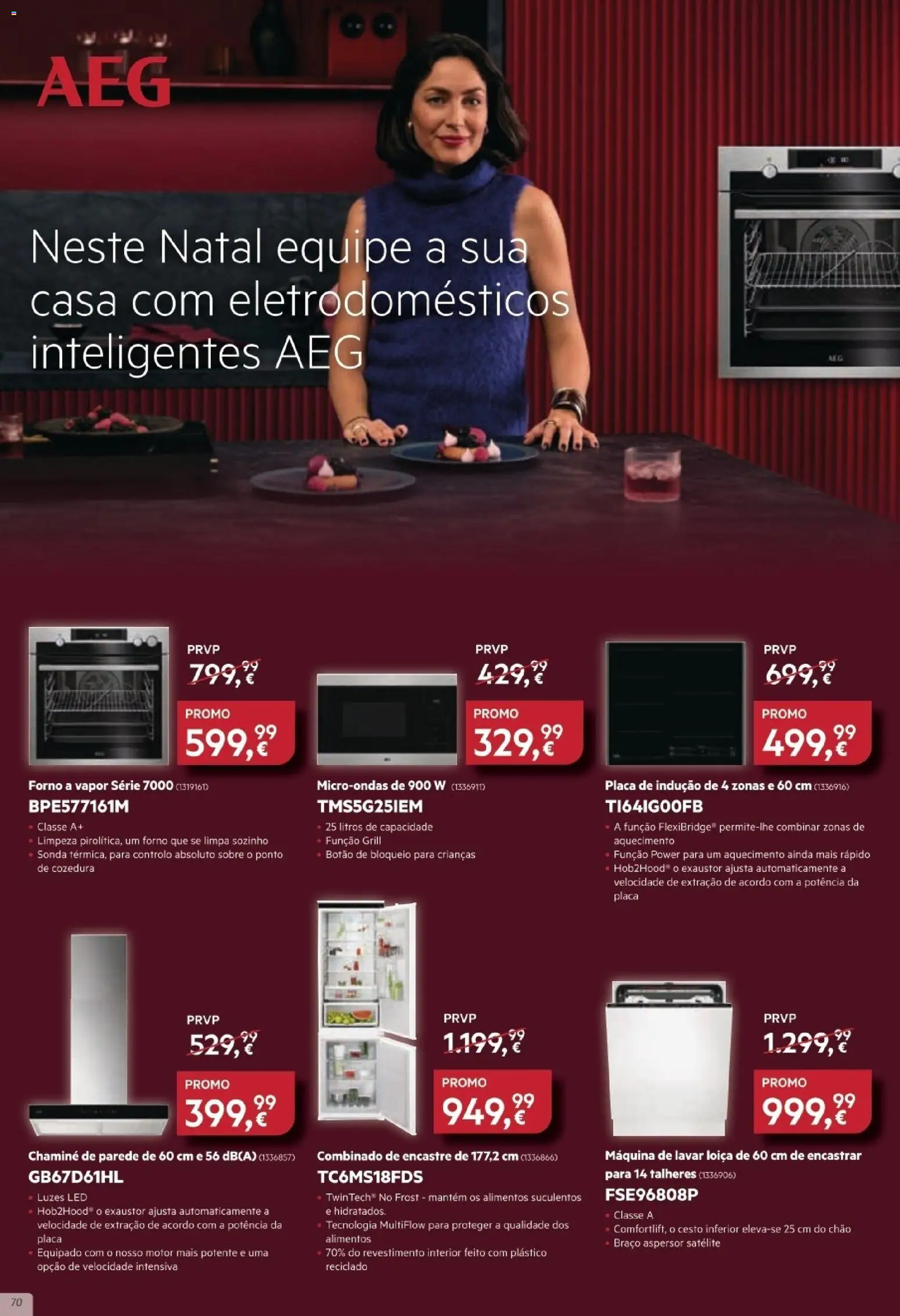 Radio Popular - Especial Natal │ válido de 05.12.2025 | Página: 70 | Produtos: Forno, Máquina de lavar, Exaustor, Microondas