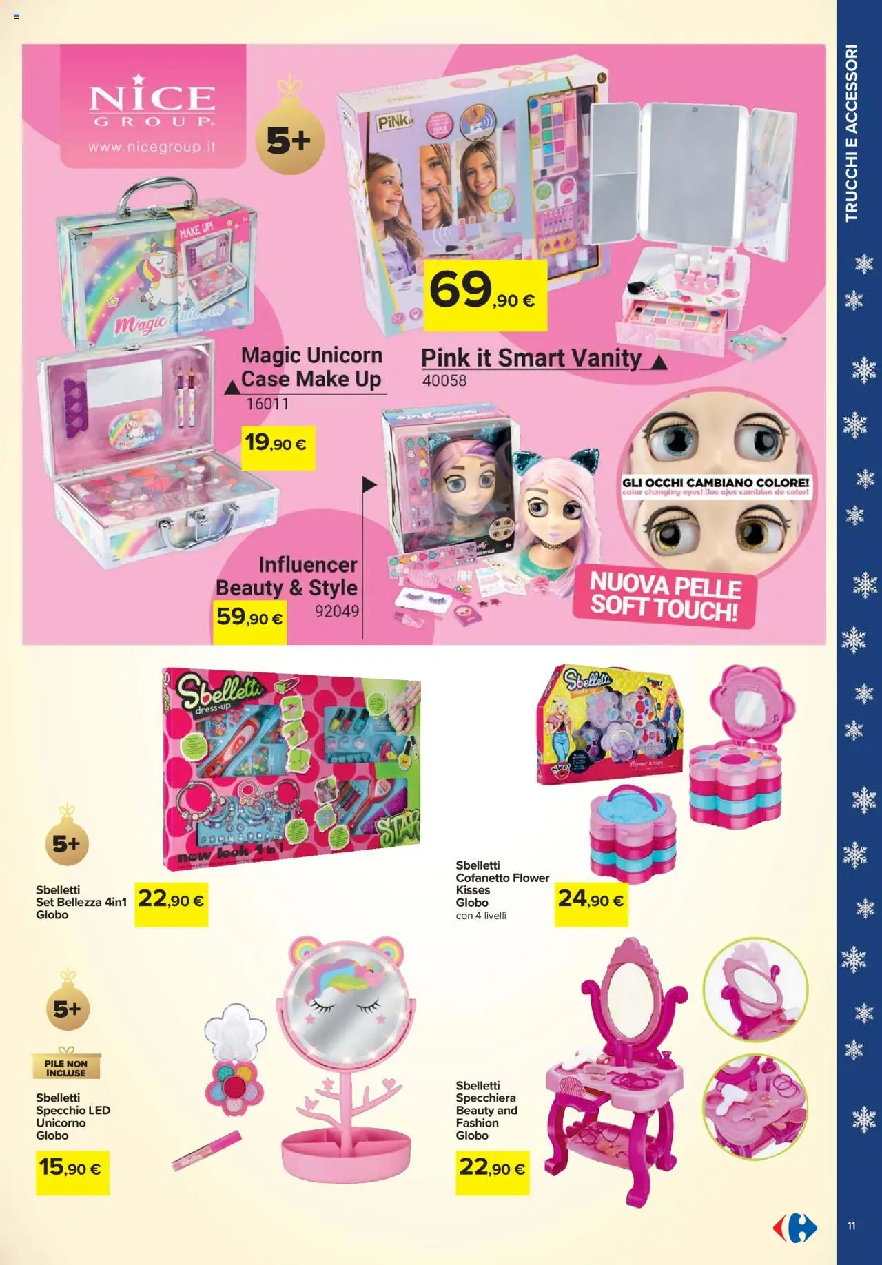 Volantino Carrefour del 24.10.2025 | Pagina: 11 | Prodotti: Pile, Specchio