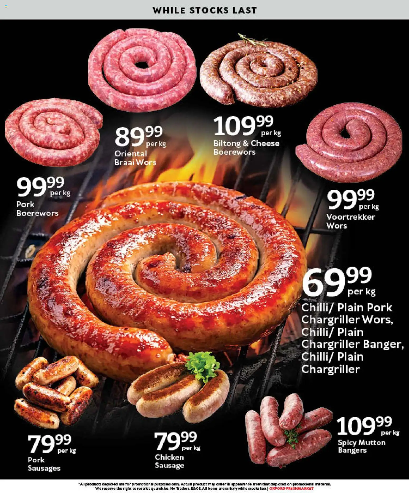 New Oxford Freshmarket catalogue – valid from 18.02.2026 | Page: 4 | Products: Boerewors, Cheese, Pork, Sausage
