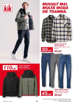 Ofertele Kik valabile de la 13.10.2025 | Pagină: 24 | Produse: Blugi, Geacă