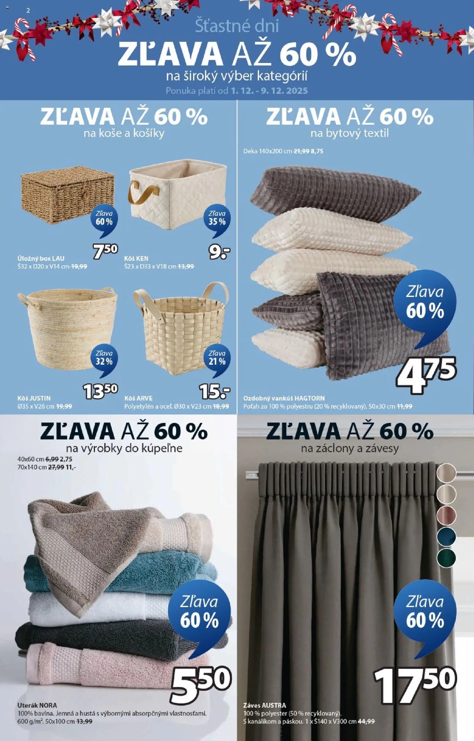 Nové JYSK akcie – leták je platný od 01.12.2025 | Strana: 2