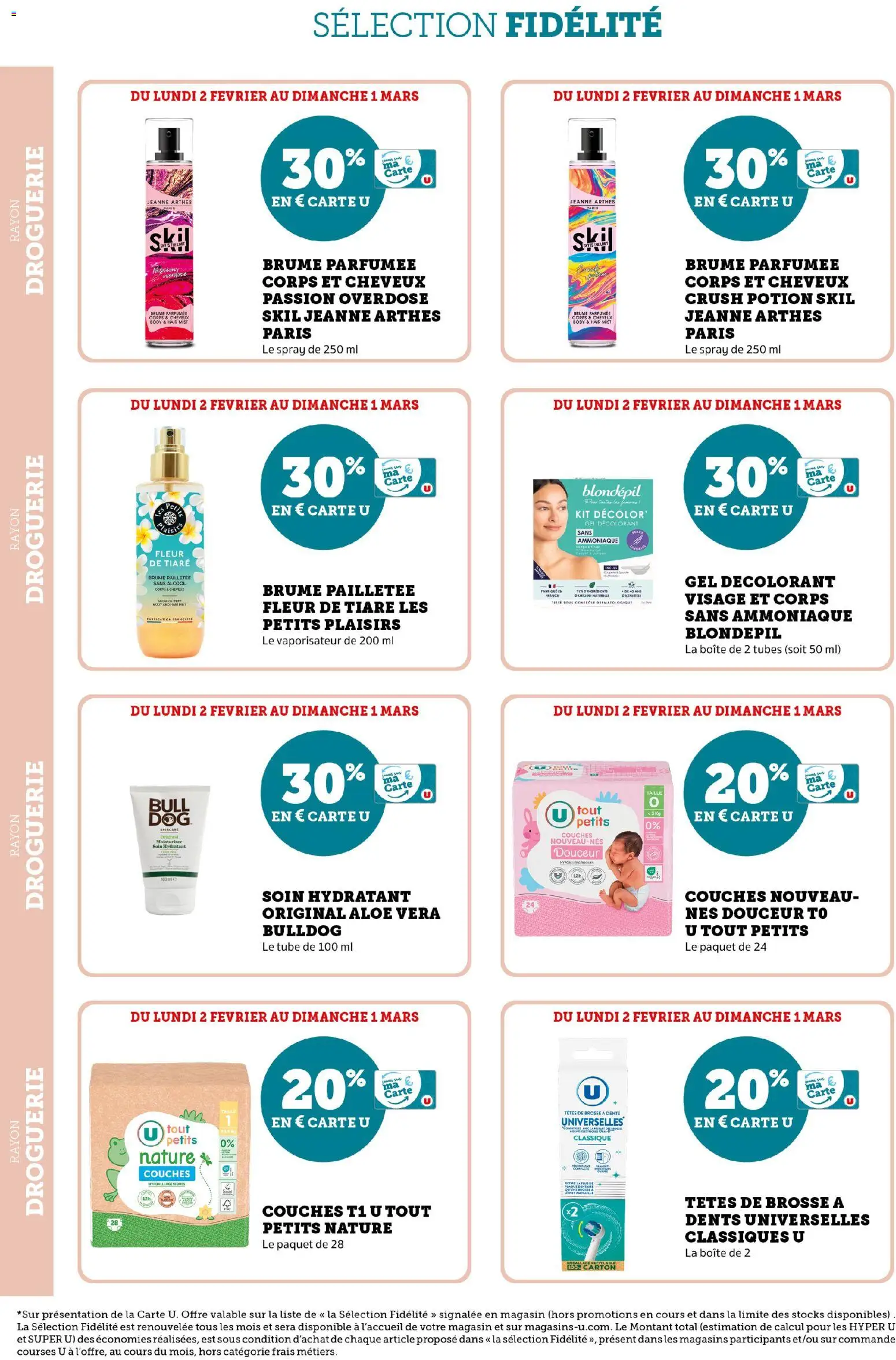 {H1} | Page: 10 | Produits: Body, Alcool, Brosse, Vaporisateur