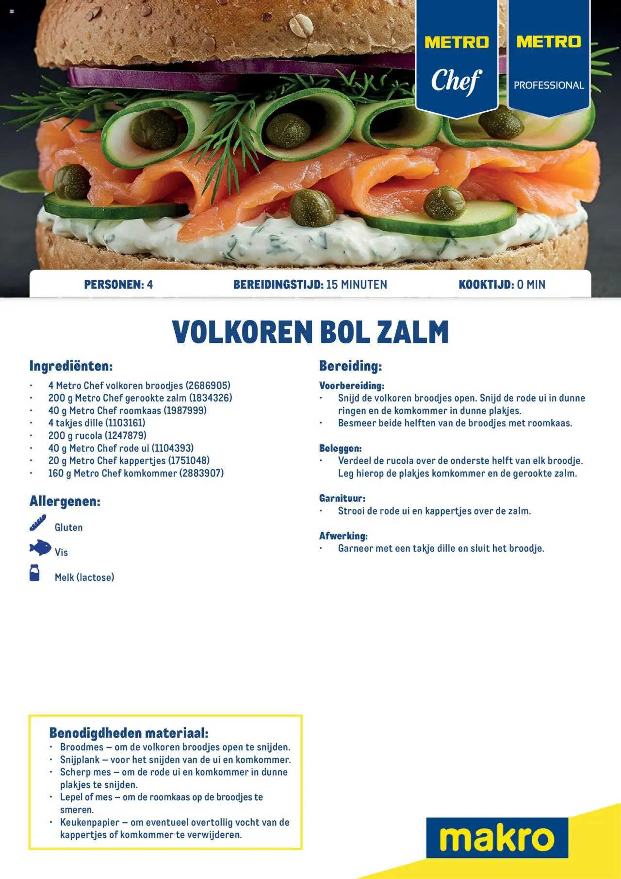  | Pagina: 11 | Producten: Ui, Rucola, Zalm, Roomkaas