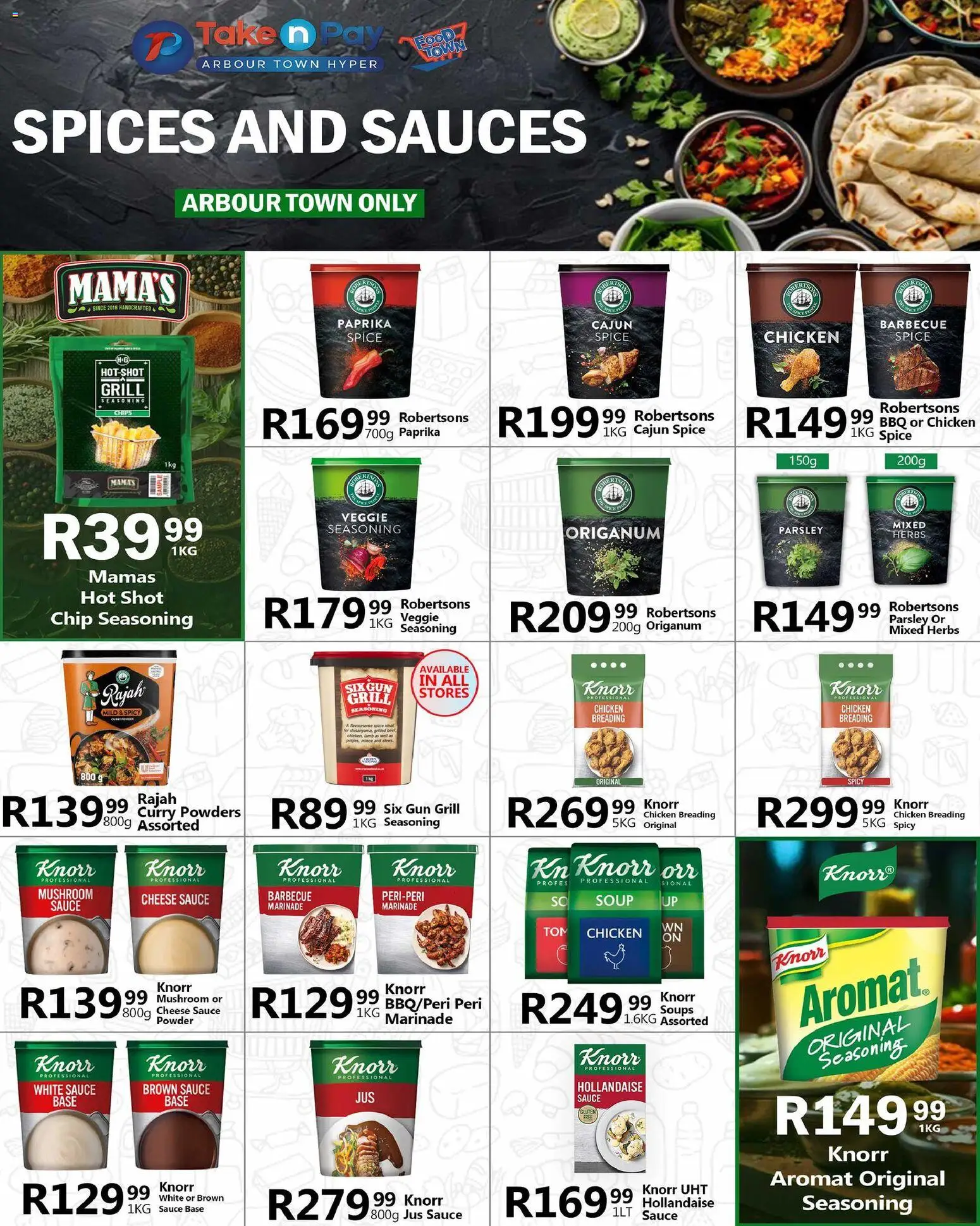 New Take n Pay catalogue – valid from 23.03.2026 | Page: 39 | Products: Parsley, Chicken, Spices, Sauce