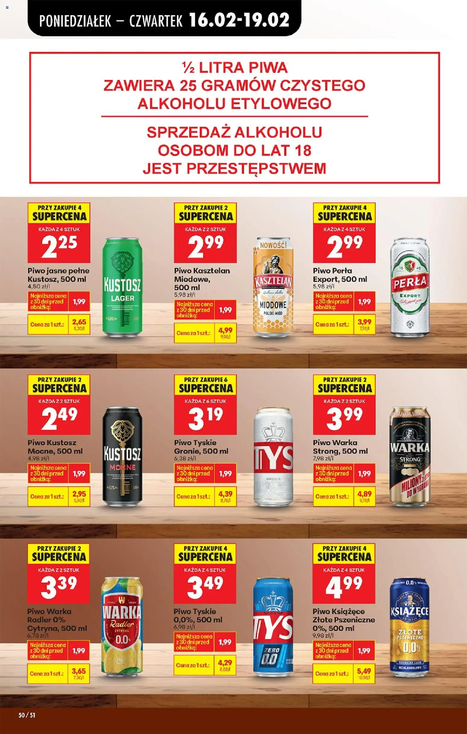 Biedronka Polsko leták od 16.02.2026 | Strana: 64 | Produkty: Radler, Perla