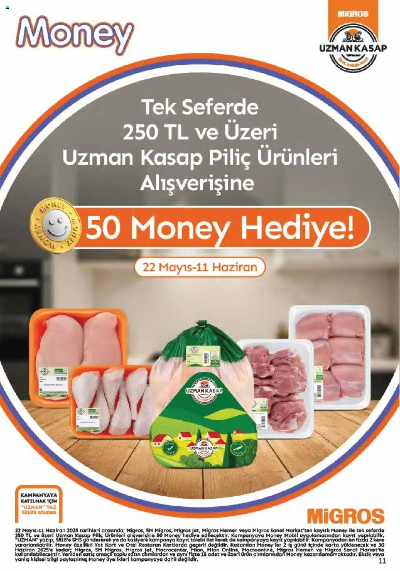 Migros Katalog - 5M Migroskop Dijital - 22.05.2025 tarihinden itibaren geçerlidir | Sayfa: 11 | Ürünler: Piliç