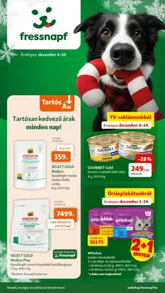 Fressnapf Akciós újság - amely érvényes a következő dátumtól: 04.12.2025