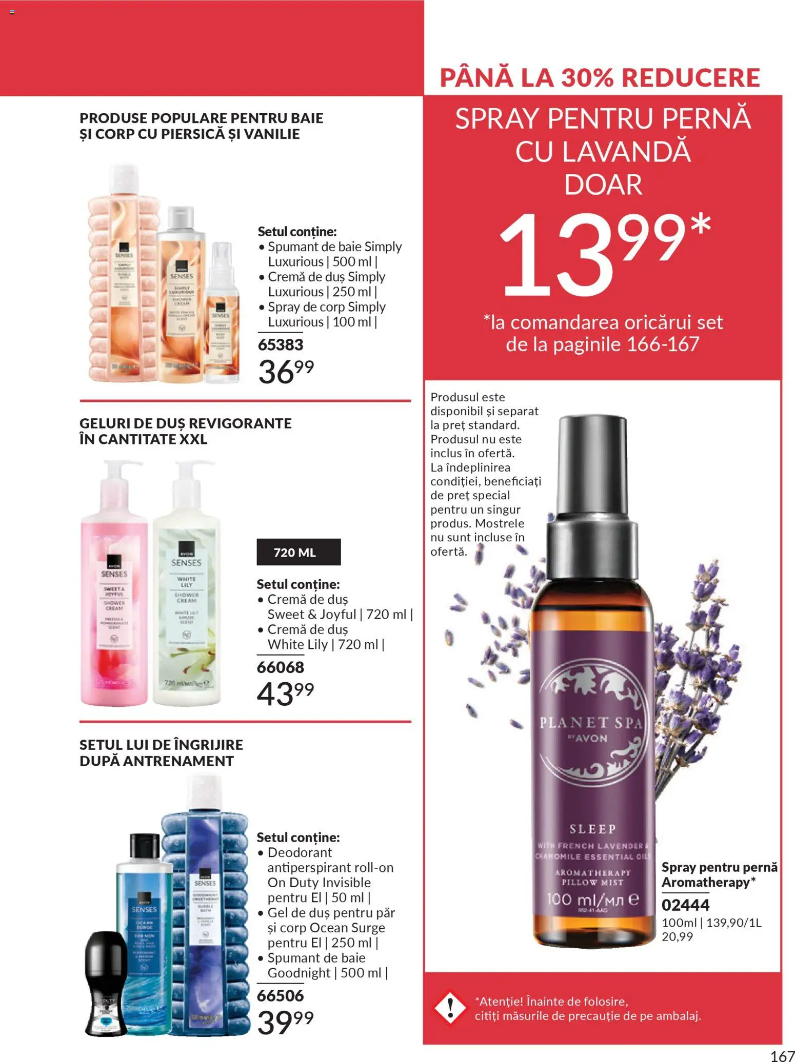Noul catalog Avon – valabil de la 01.03.2026 | Pagină: 169 | Produse: Cremă, Deodorant, Antiperspirant, Spumant de baie