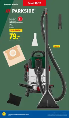 LIDL - Prévisualisation de LIDL catalogue semaine 51 valide à partir de 18.12.2025 | Page: 42 | Produits: Aspirateur