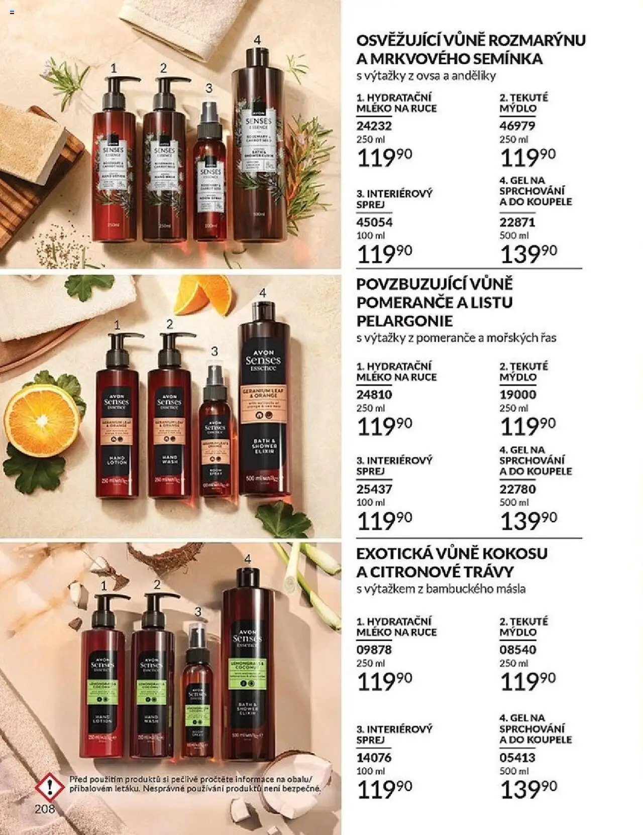 Avon katalog 10/2025 od 01.10.2025 | Strana: 208 | Produkty: Mýdlo, Mléko, Pomeranče, Semínka