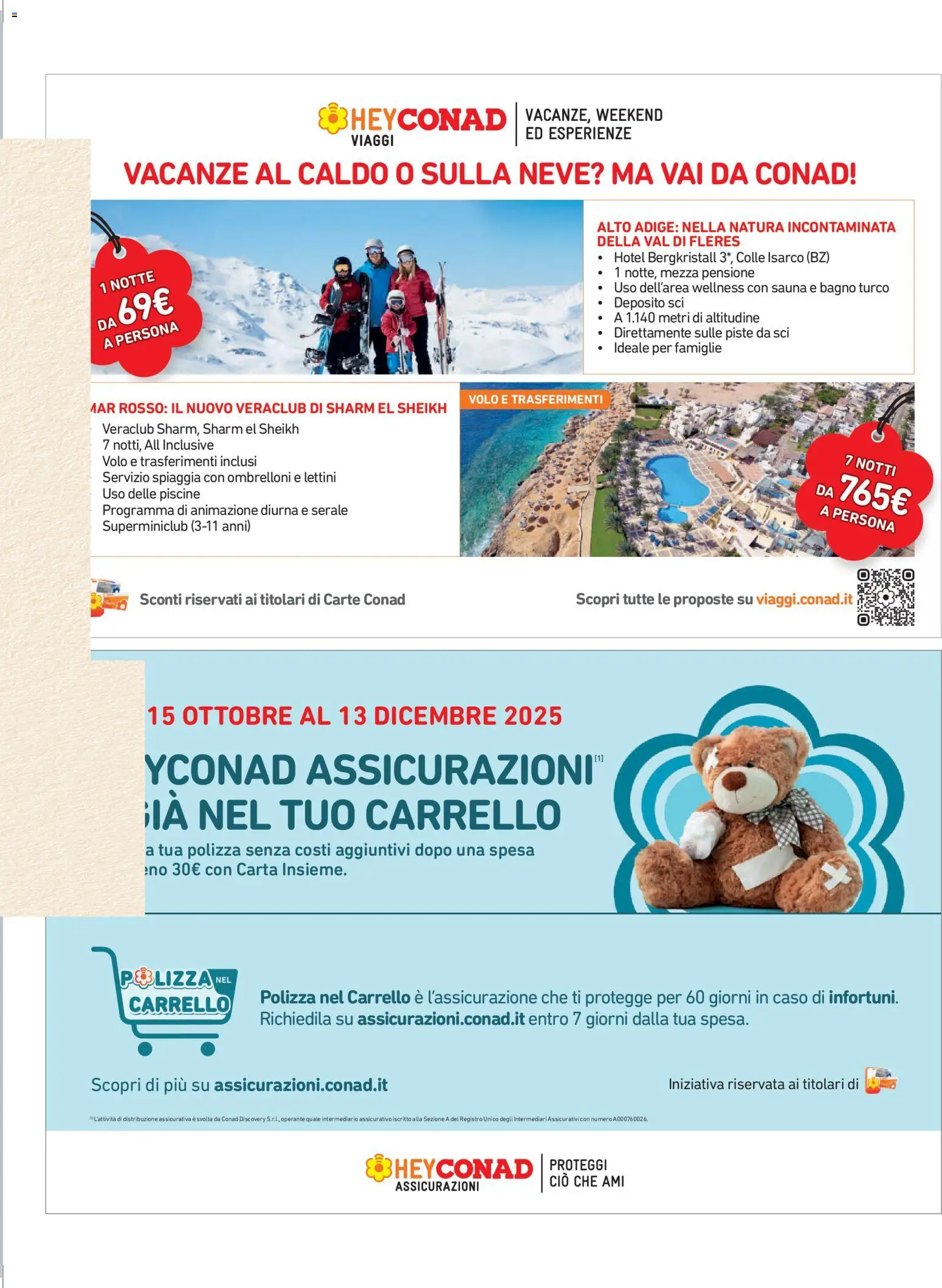 Volantino Conad del 21.11.2025 | Pagina: 9 | Prodotti: Carrello, Bagno