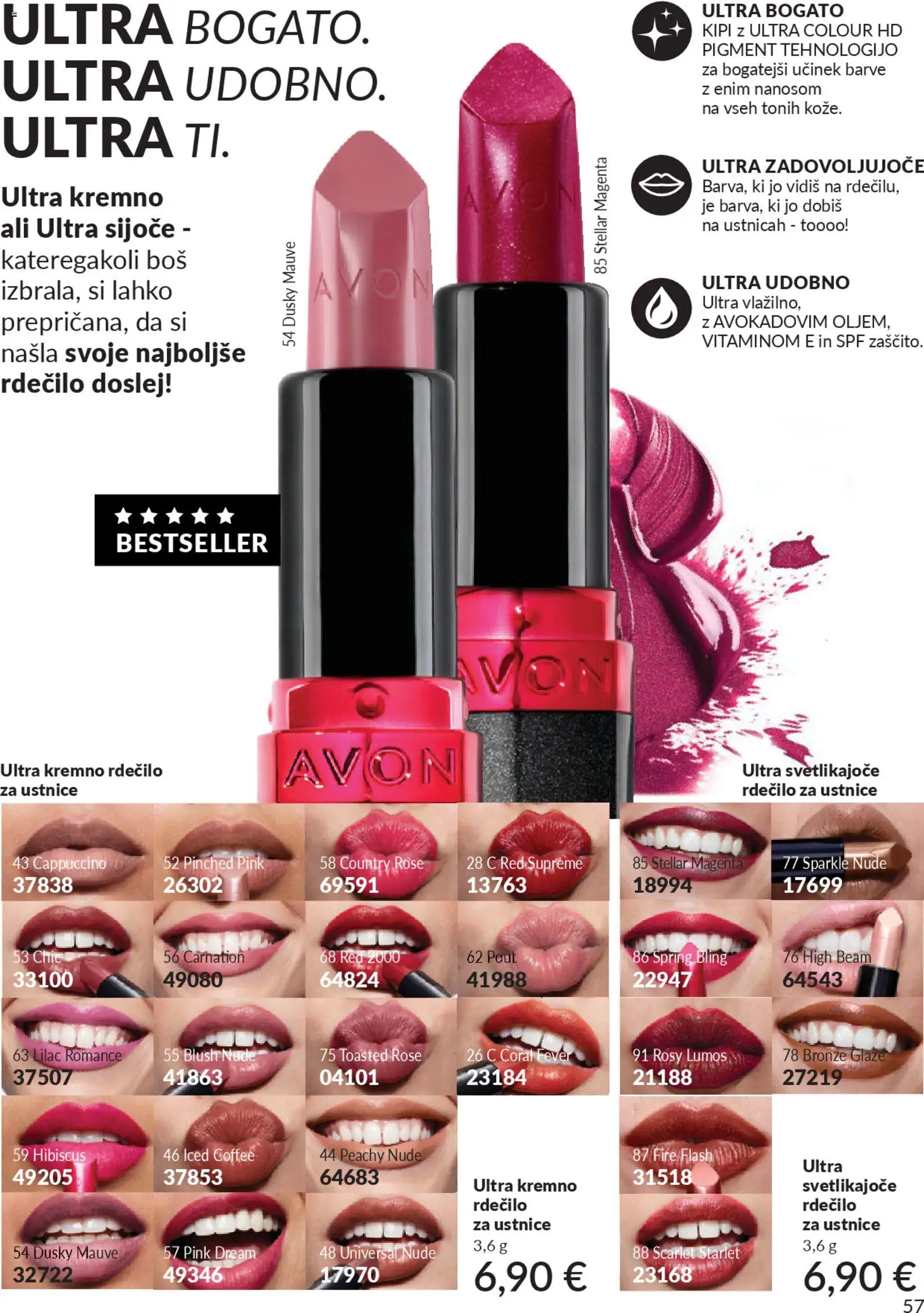 Novi Avon katalog ponudbe – veljaven od 29.12.2025 | Stran: 57 | Izdelki: Rdecilo za ustnice