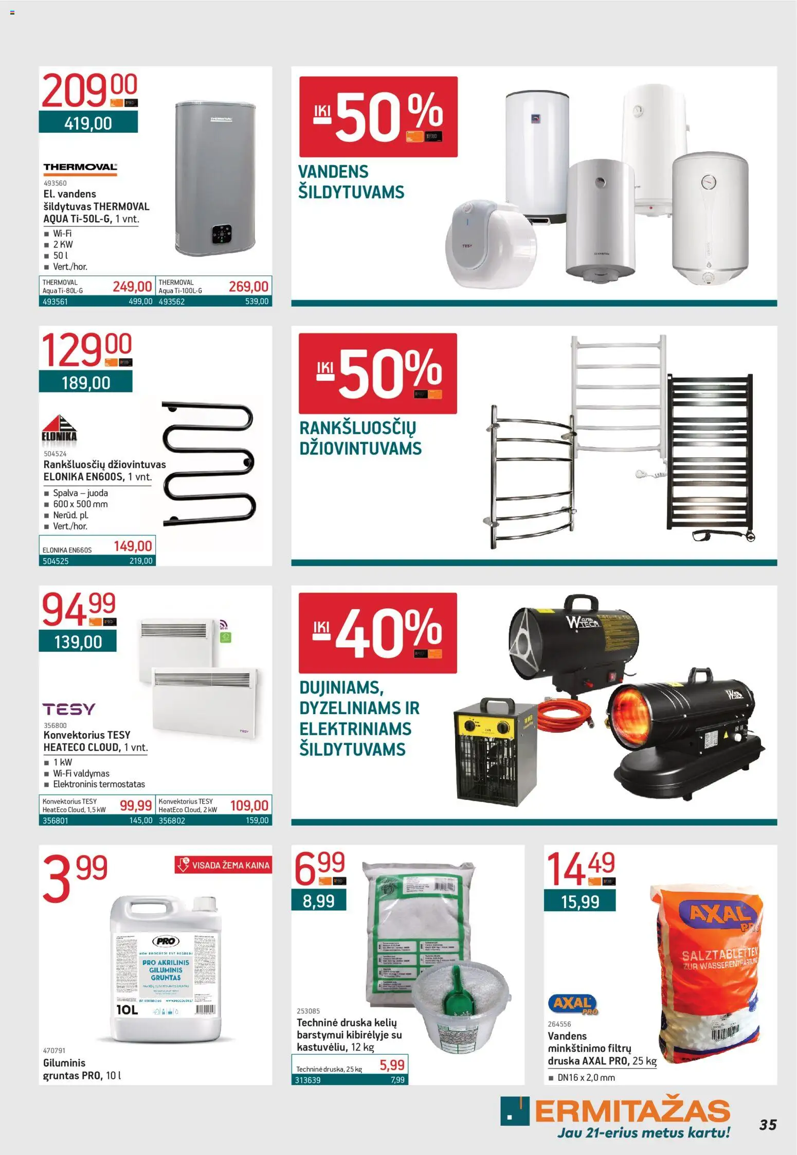 ERMITAŽAS akcijos nuo 01.12.2025 | Puslapis: 35 | Prekių: Druska
