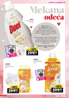 Idea katalog Neprehrane - pregled Idea kataloga - važi od 19.03.2026 | Strana: 6 | Proizvode: Lenor, Miris, Odeća, Omekšivač za veš