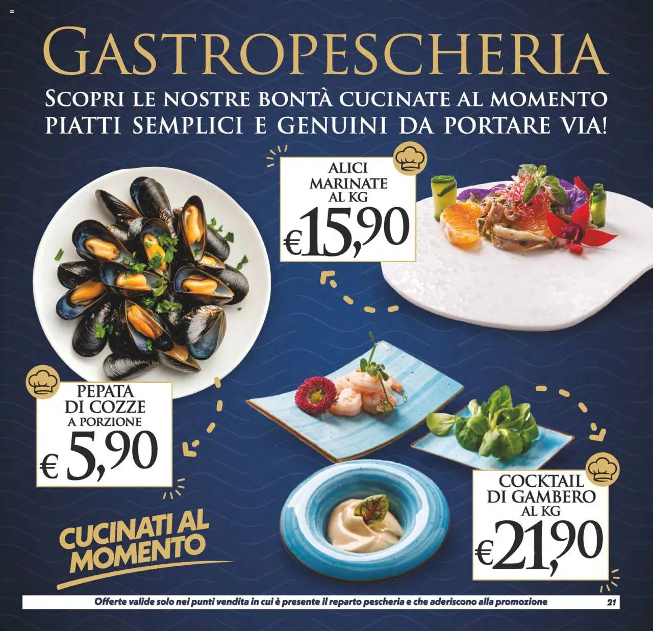 Volantino SuperConveniente del 03.10.2025 | Pagina: 21 | Prodotti: Cozze, Alici