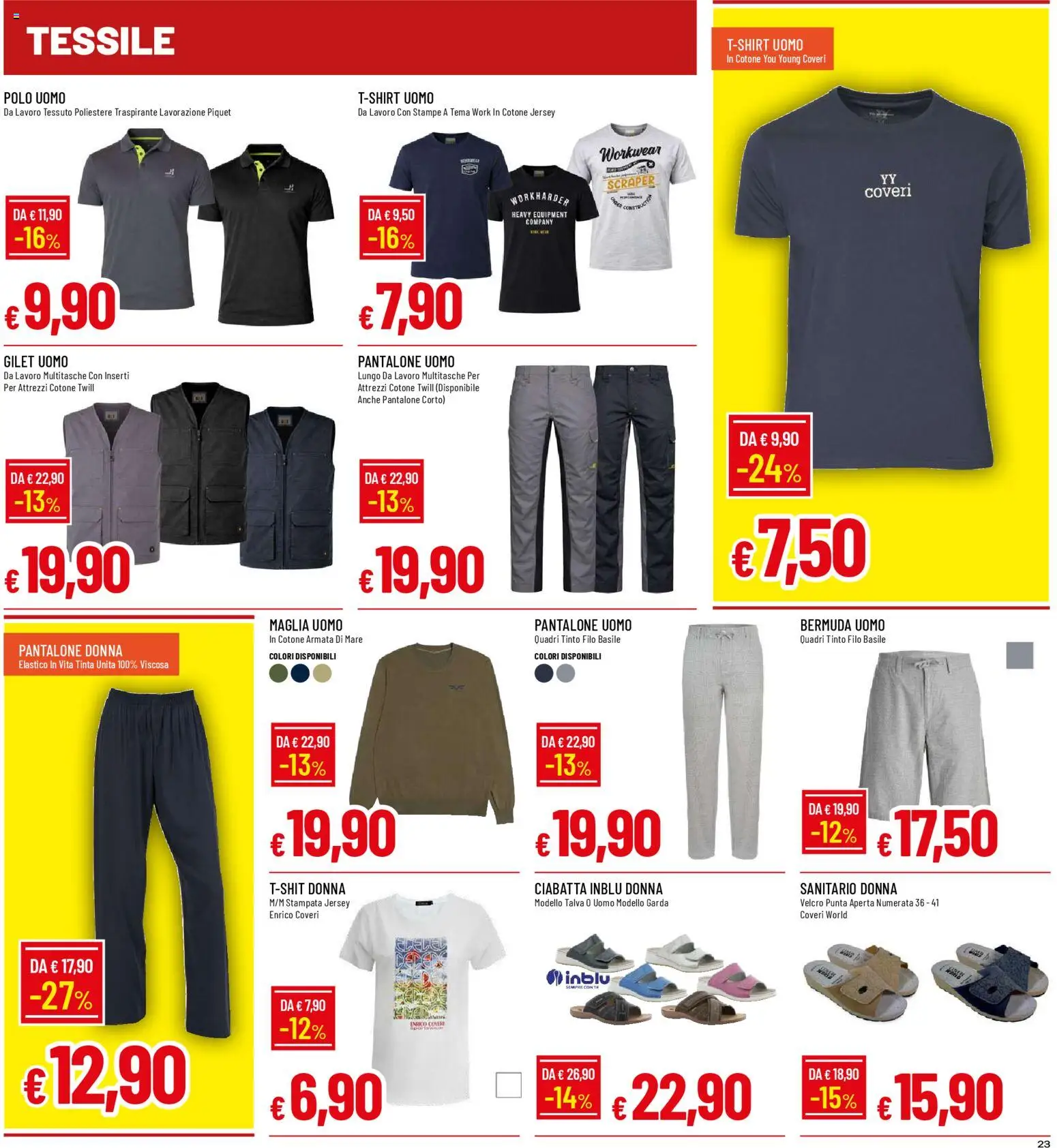 Volantino Galassia del 09.04.2026 | Pagina: 23 | Prodotti: Bermuda, Gilet, Polo