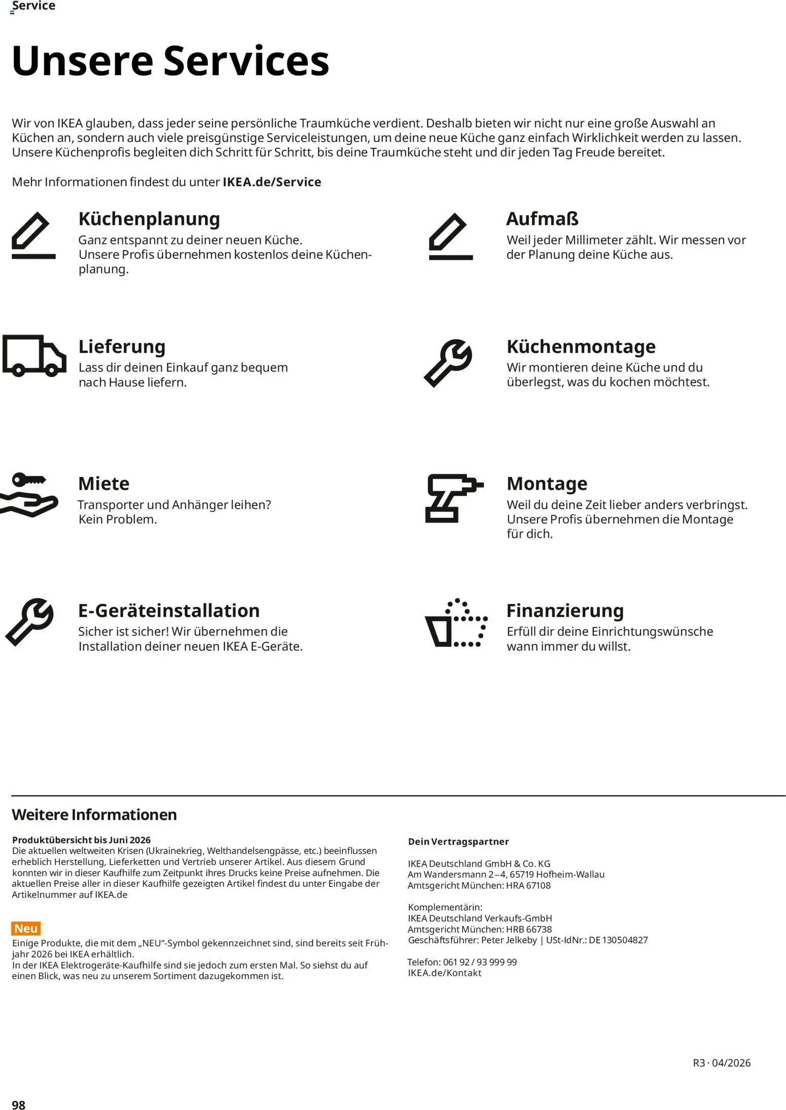 Ikea Elektrogeräte – gültig ab 10.04.2026 | Seite: 98 | Produkte: Küche, Kuchen, Telefon