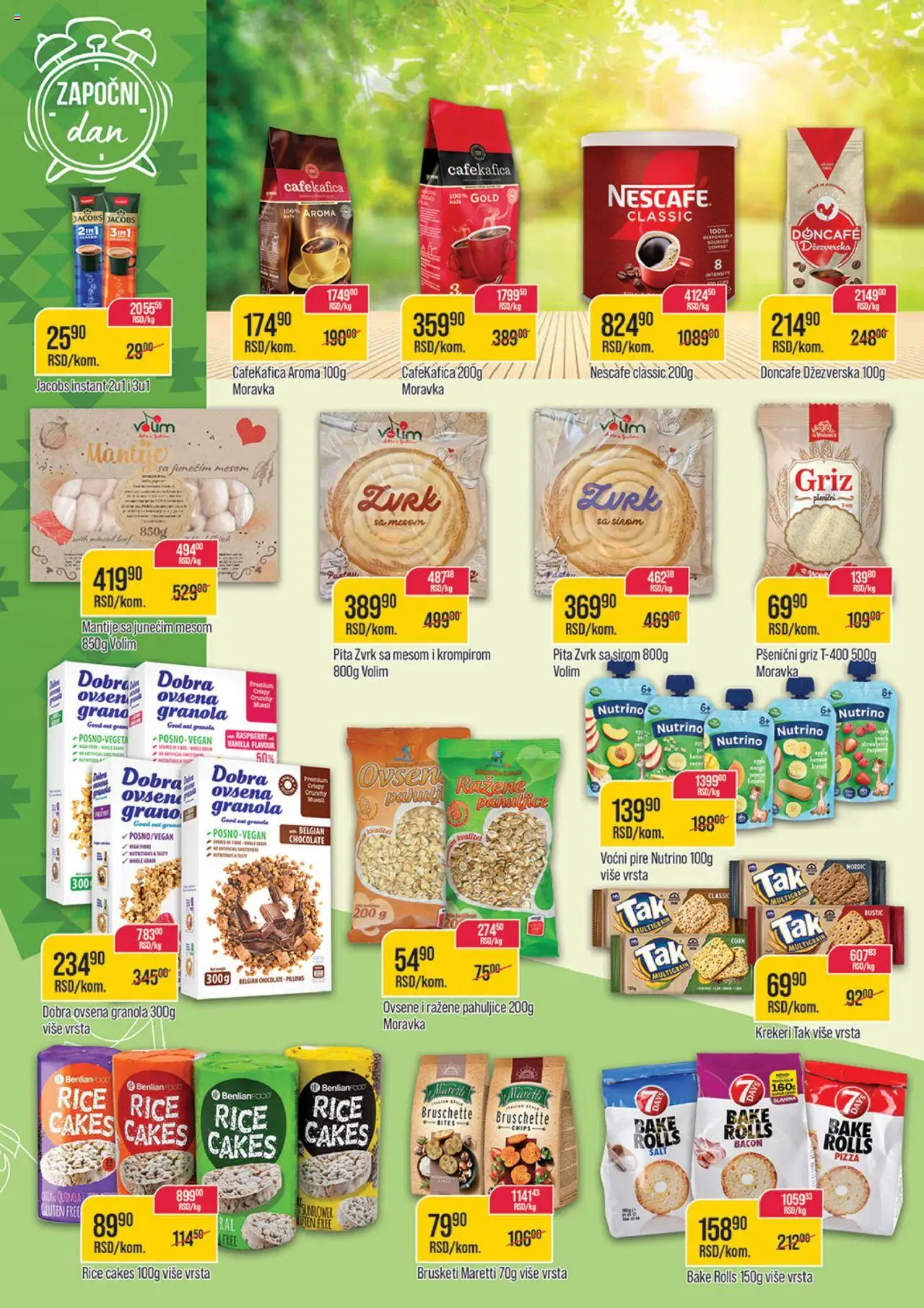 Zlatan Trag katalog - važi od 13.08.2025 | Strana: 4 | Proizvode: Pahuljice, Granola, Quinoa, Rice cakes