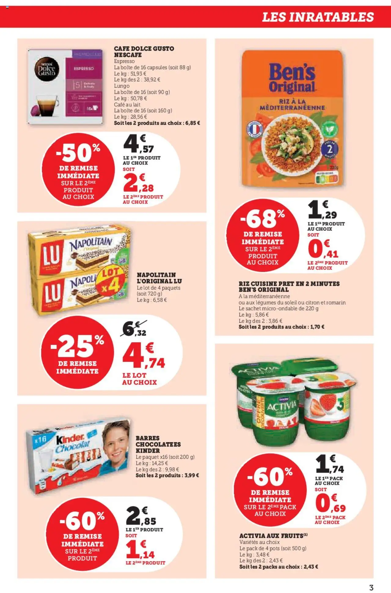  | Page: 3 | Produits: Citron, Café, Chocolat, Biscuits