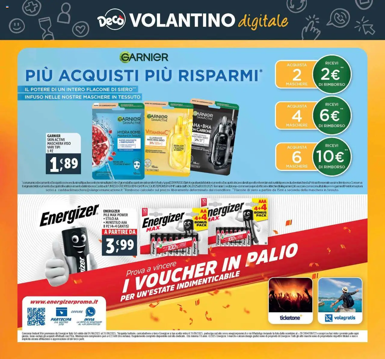 Volantino Decò del 08.08.2025 | Pagina: 28 | Prodotti: Illuminante, Maschera, Maschera viso, Caricabatterie
