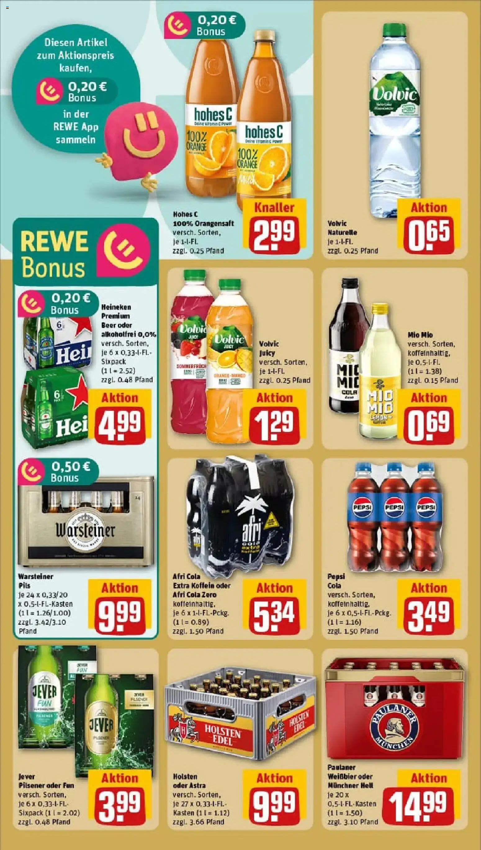 Rewe prospekt Flensburg	 – gültig ab 10.11.2025 | Seite: 20 | Produkte: Weißbier, Holsten edel, Jever, Hohes c