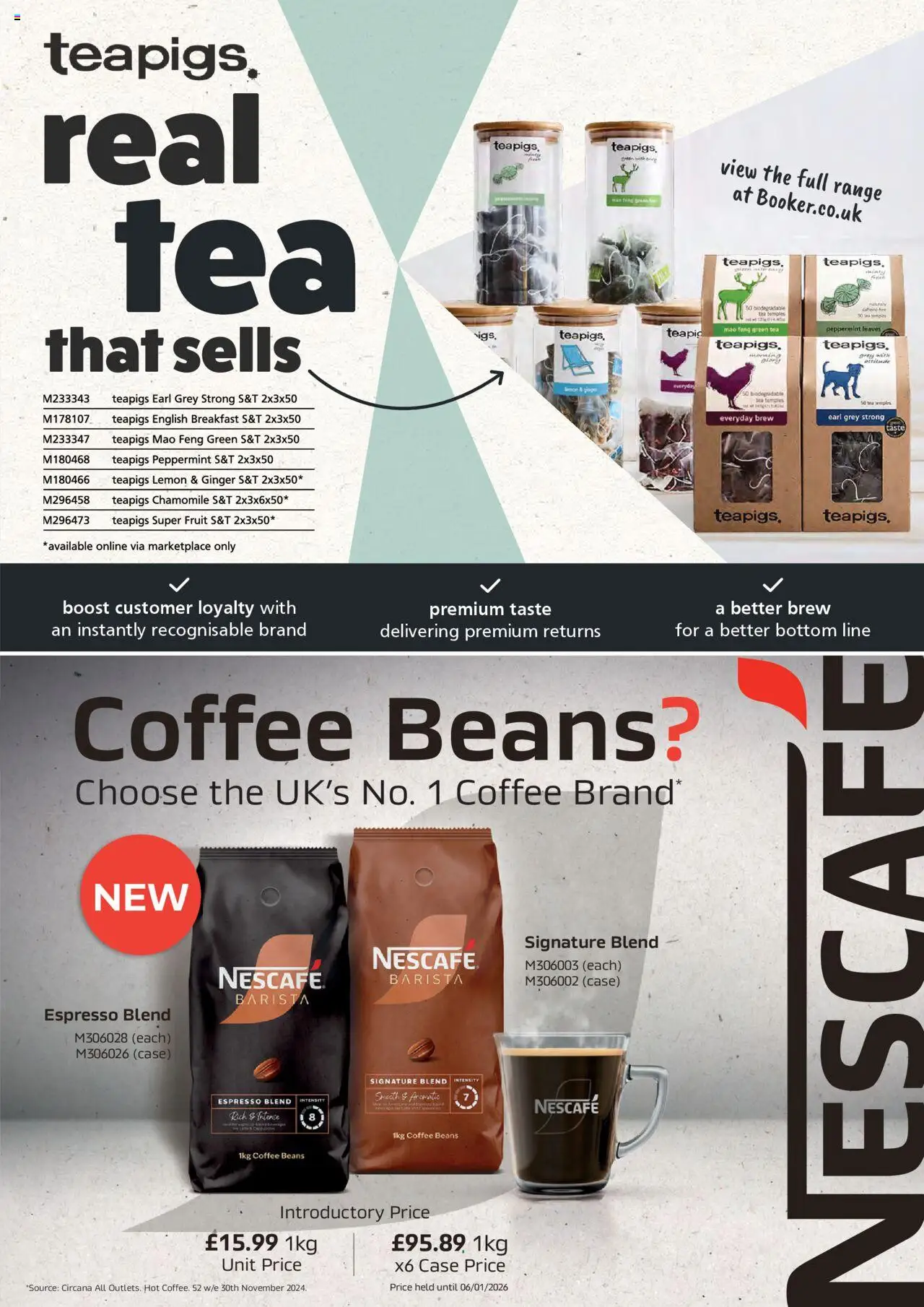 {H1} | Page: 107 | Products: Coffee, Tea, Keksajt, Lemon