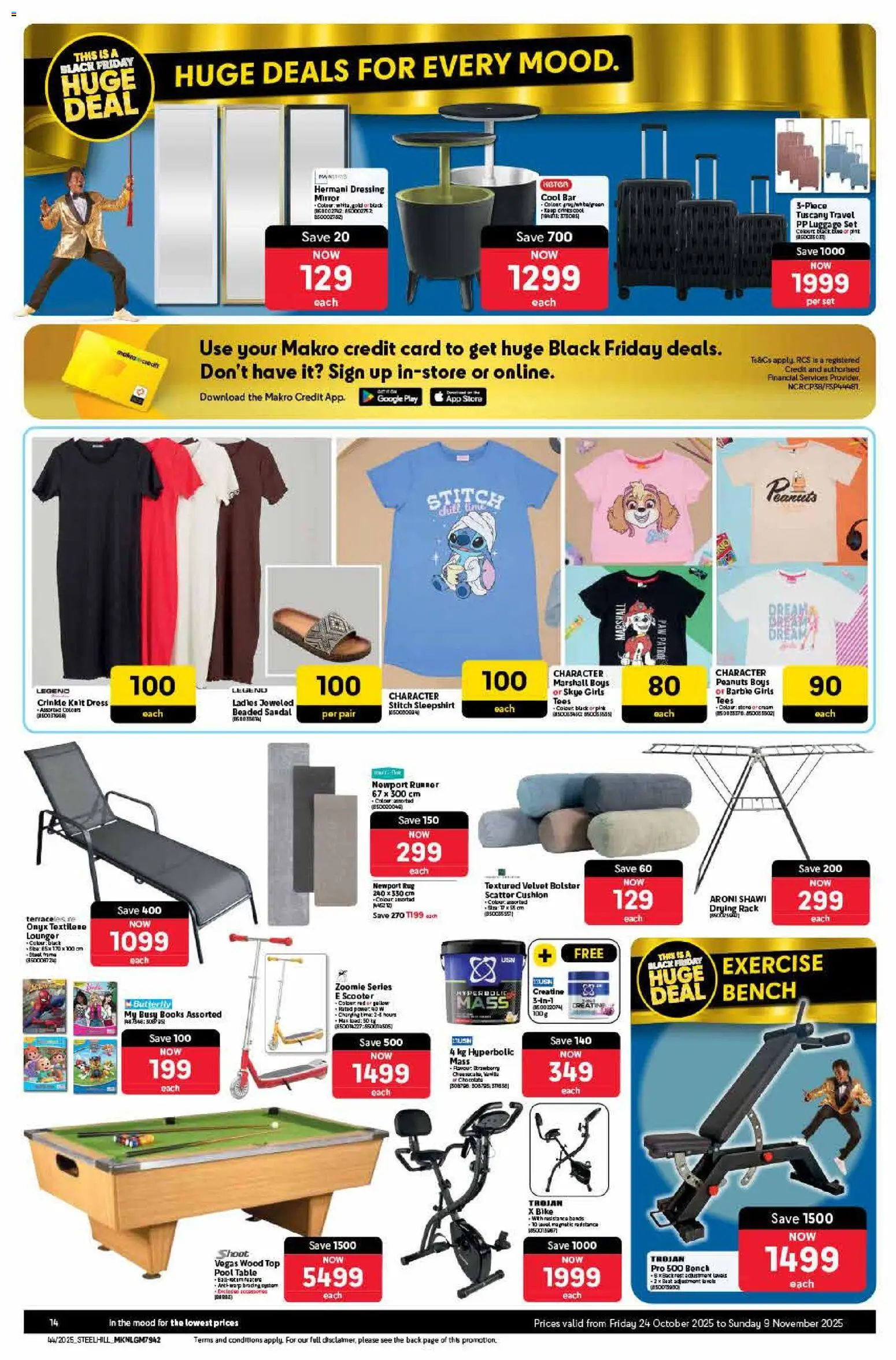 New Makro catalogue – valid from 24.10.2025 | Page: 14 | Products: Cushion, Rug, Chocolate, Dressing