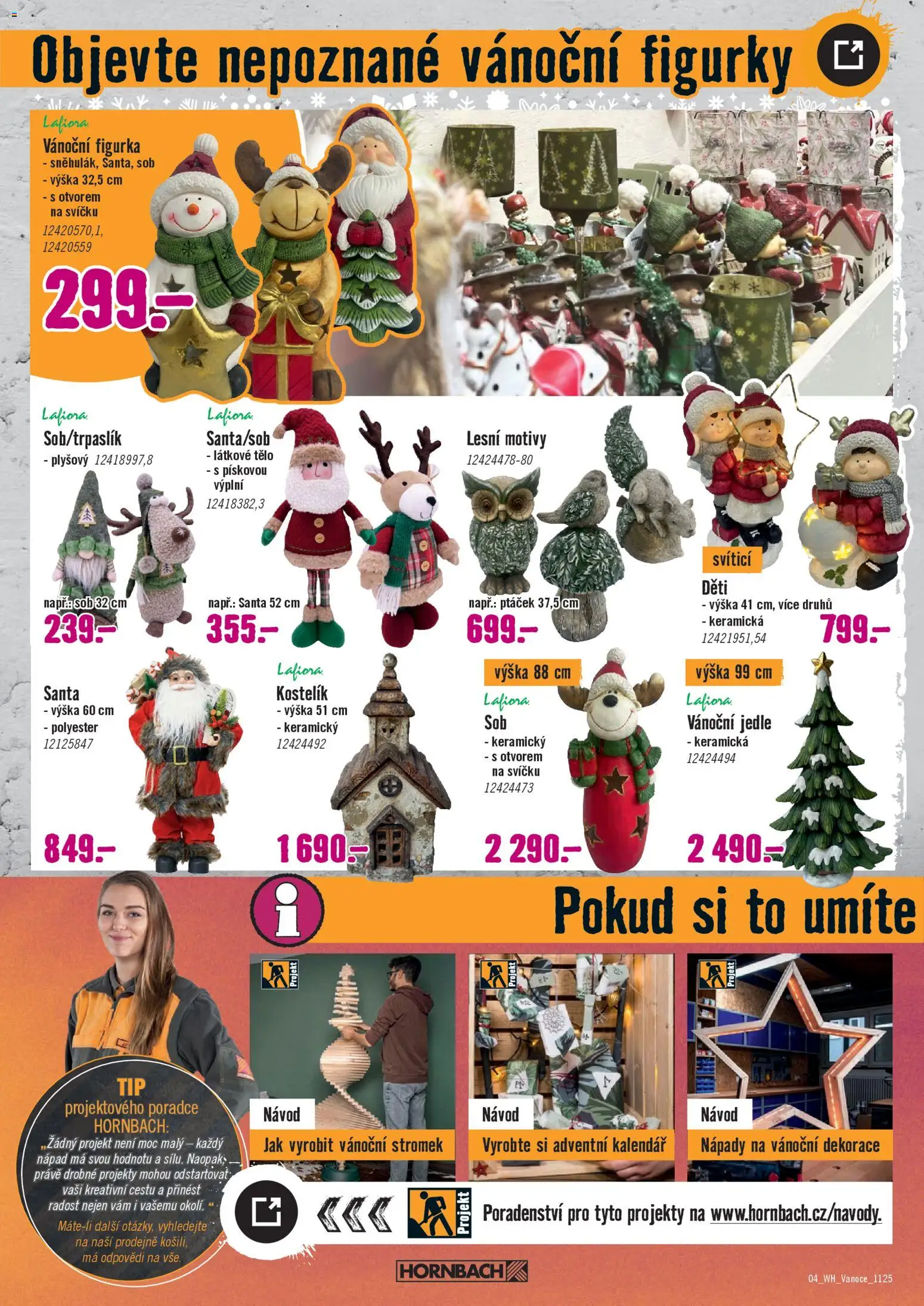 HORNBACH leták - Vánoční dekorace od 29.10.2025 | Strana: 4 | Produkty: Adventní kalendář, Kalendář, Vánoční dekorace, Dekorace