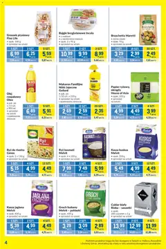 Pogląd oferty "Makro Gazetka - Kupujesz więcej płacisz mniej" - ważna od 28.10.2025 | Strona: 4 | Produkty: Kasza, Kasza kuskus, Ryż, Ryż basmati