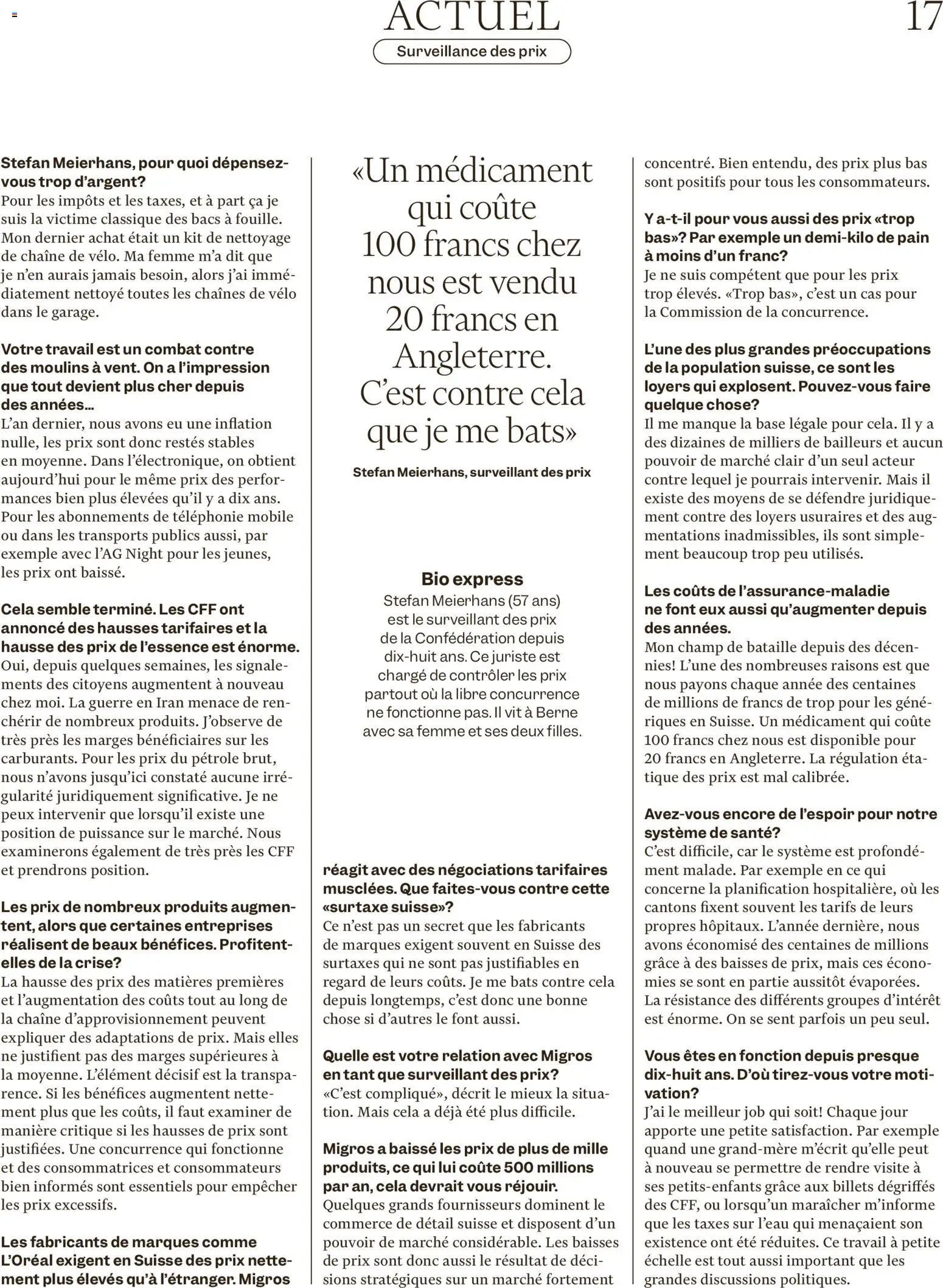 Migros aktionen Magazine FR – gültig ab 29.04.2026 | Seite: 17