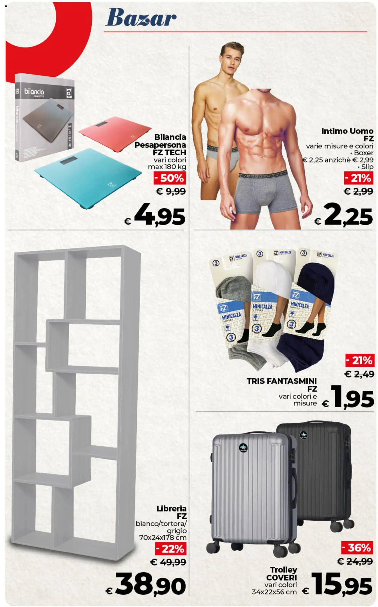 Volantino COOP del 28.04.2026 | Pagina: 48 | Prodotti: Intimo, Fantasmini, Libreria, Bilancia