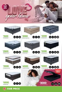 Fair Price specials catalogue – valid from 01.02.2026 | Page: 18 | Products: Double bed, Lock, Bed, Pillow