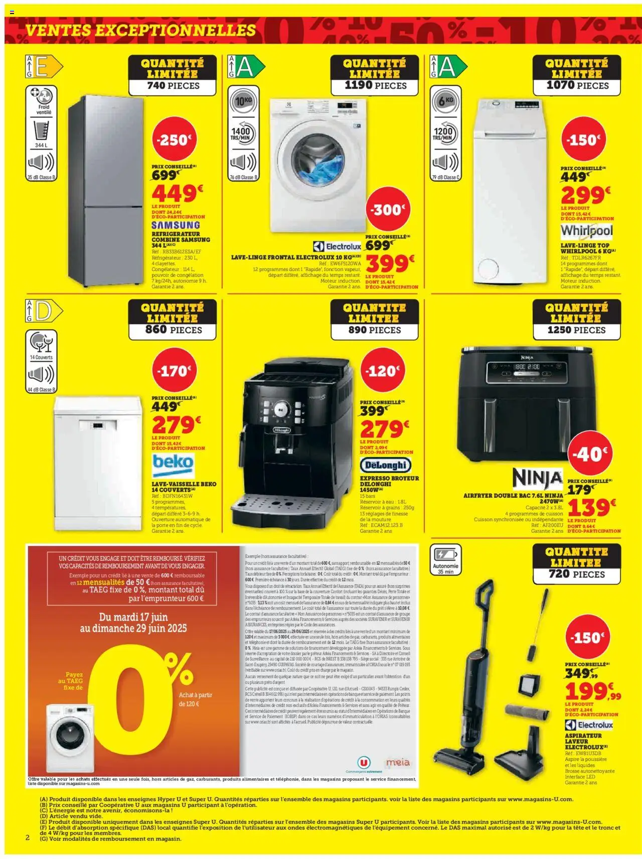  | Page: 2 | Produits: Aspirateur, Brosse, Porte, Delonghi