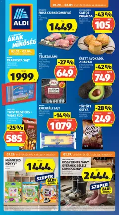 Aldi Akciós újság - amely érvényes a következő dátumtól: 29.01.2026