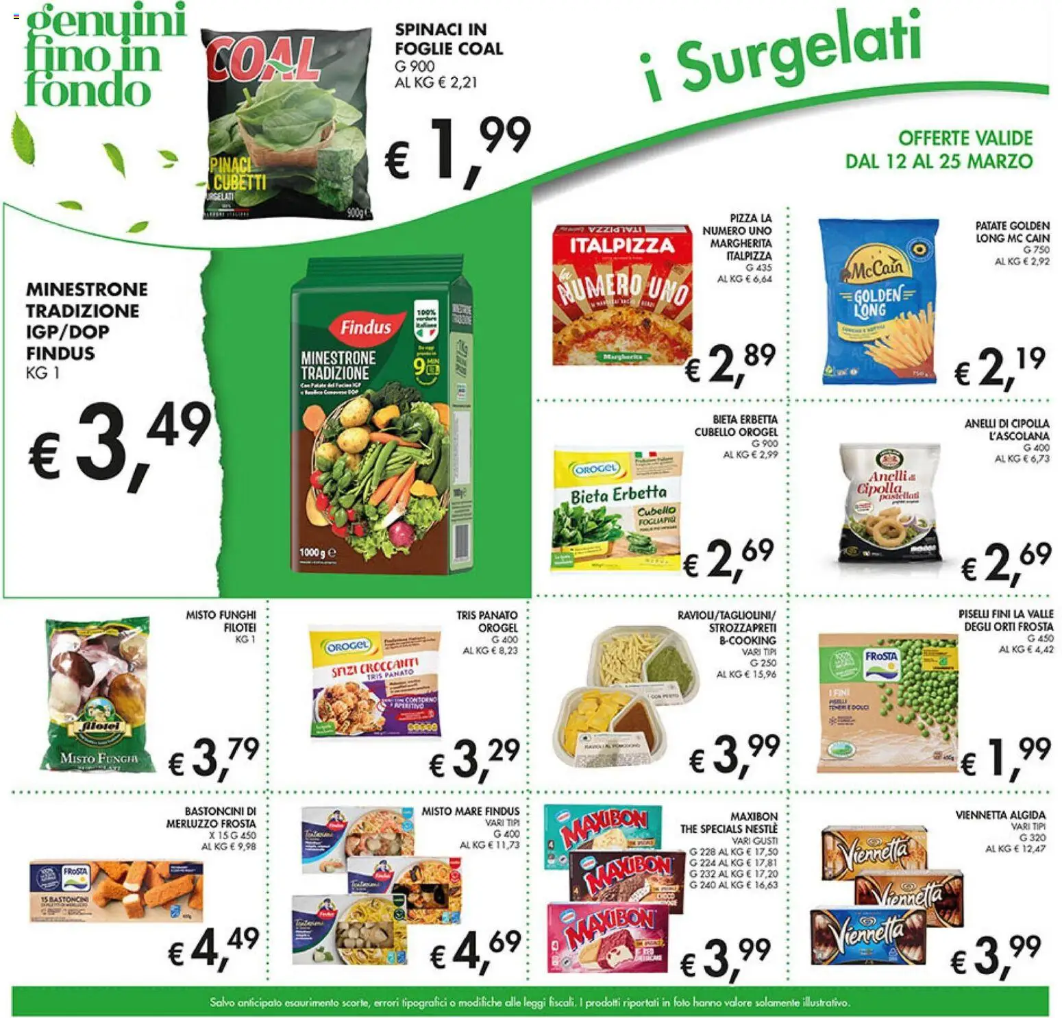 Volantino Coal del 12.03.2026 | Pagina: 11 | Prodotti: Merluzzo, Patate, Funghi, Piselli