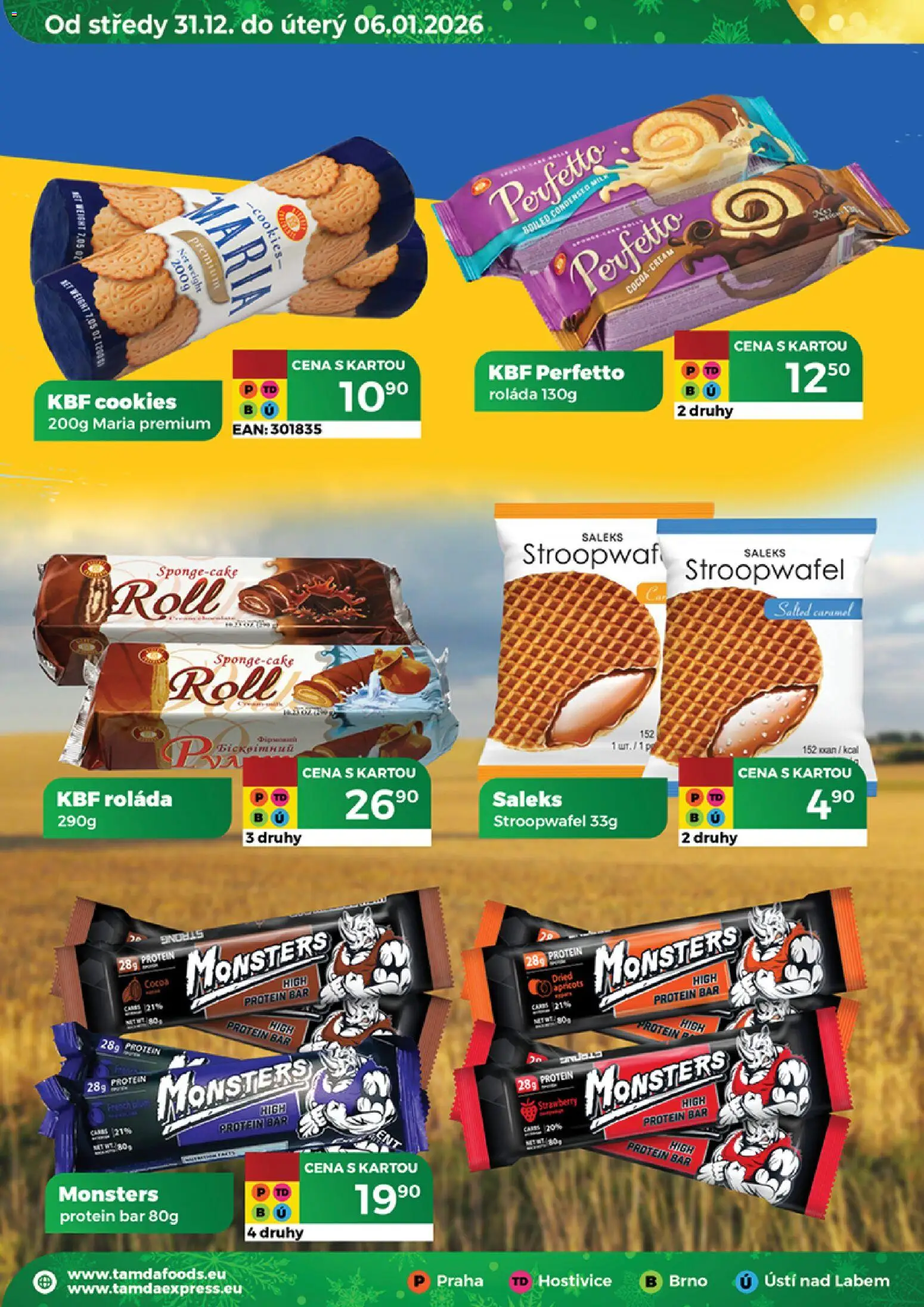 Tamda Foods leták od 31.12.2025 | Strana: 38 | Produkty: Cookies, Protein bar, Protein