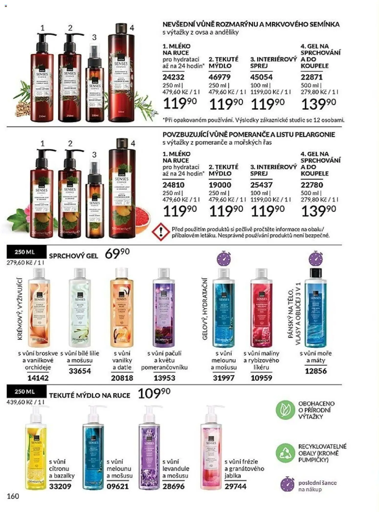 Avon Katalog 05/2026 od 01.05.2026 | Strana: 160 | Produkty: Mýdlo, Sprchový gel, Mléko, Broskve