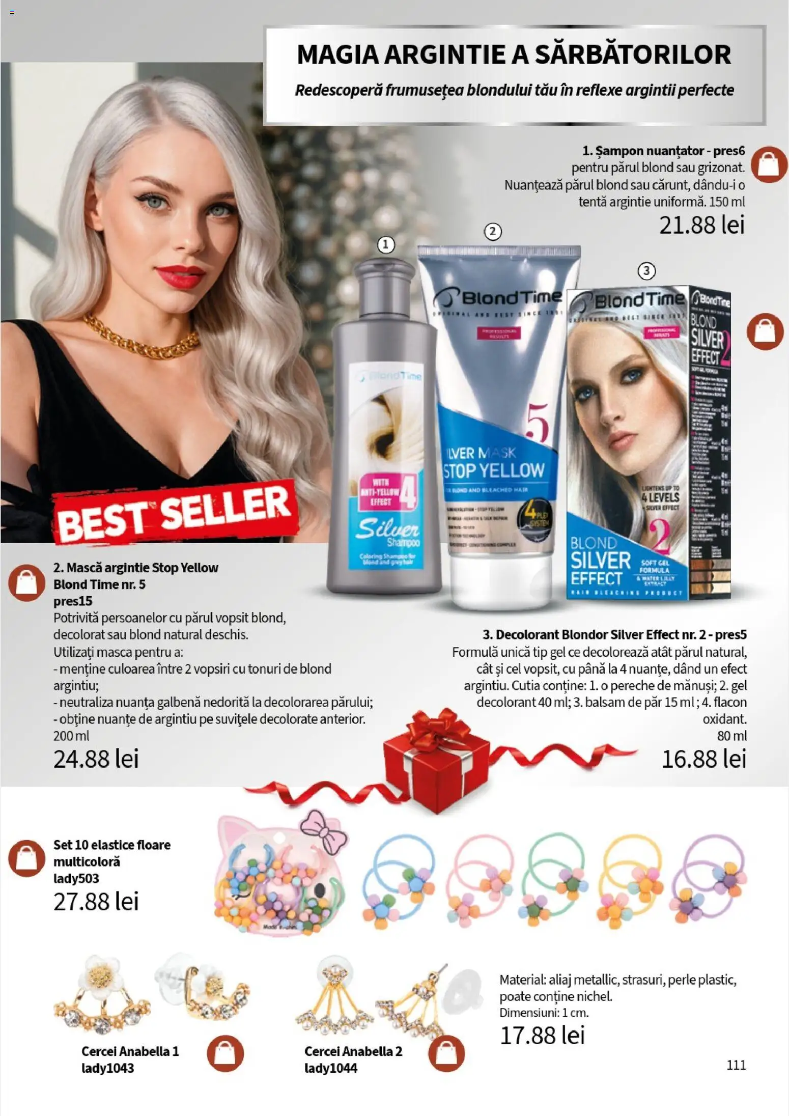 Noul catalog Lady’s – valabil de la 10.11.2025 | Pagină: 113 | Produse: Cercei, Akrilik boya, Balsam, Balsam de păr