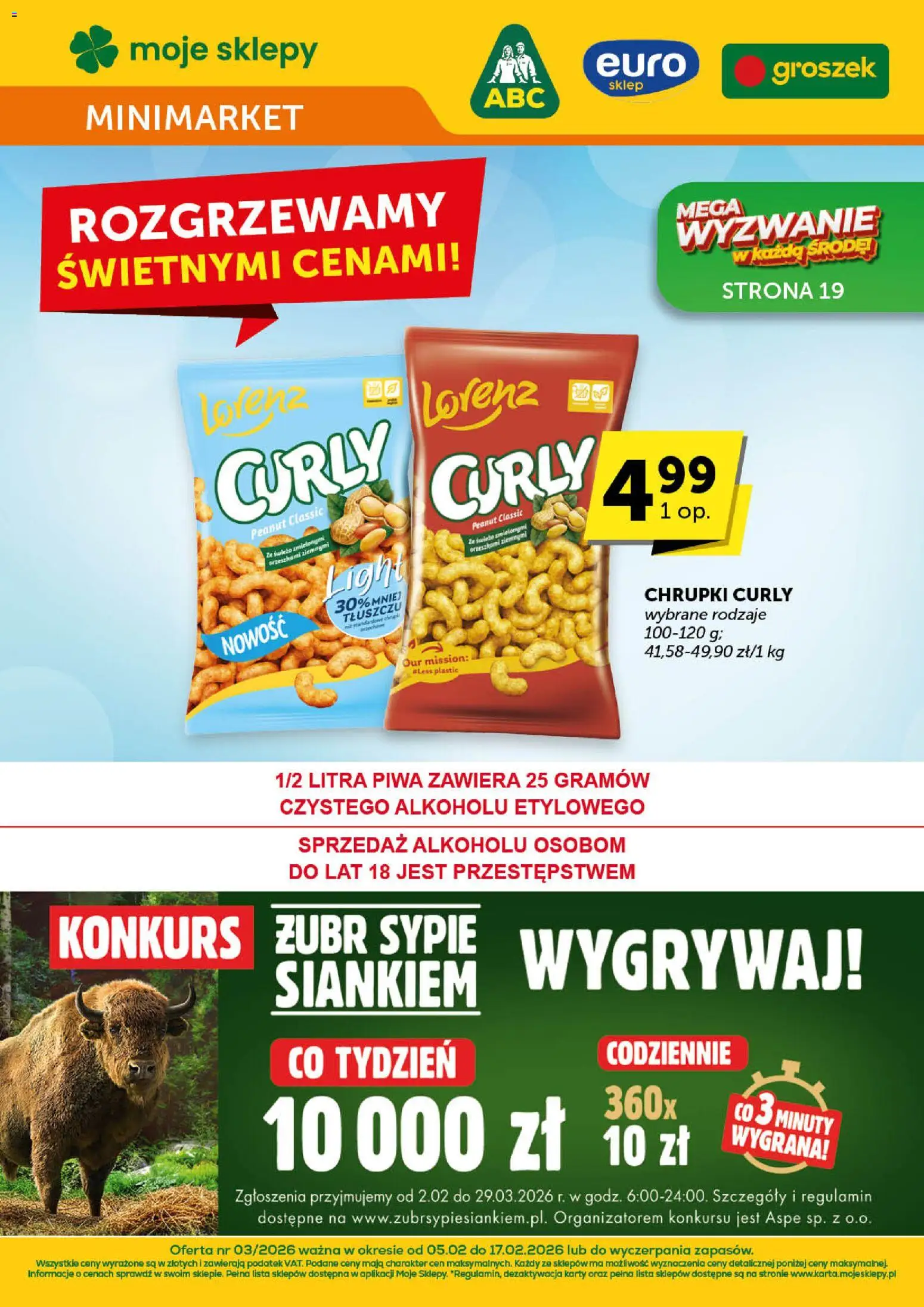 Groszek Gazetka - Minimarket od 05.02.2026 | Strona: 1