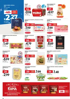 Anteprima del volantino Volantino bennet	 valido a partire dal 27.12.2025 | Pagina: 14 | Prodotti: Yogurt, Latte, Pesto, Ravioli