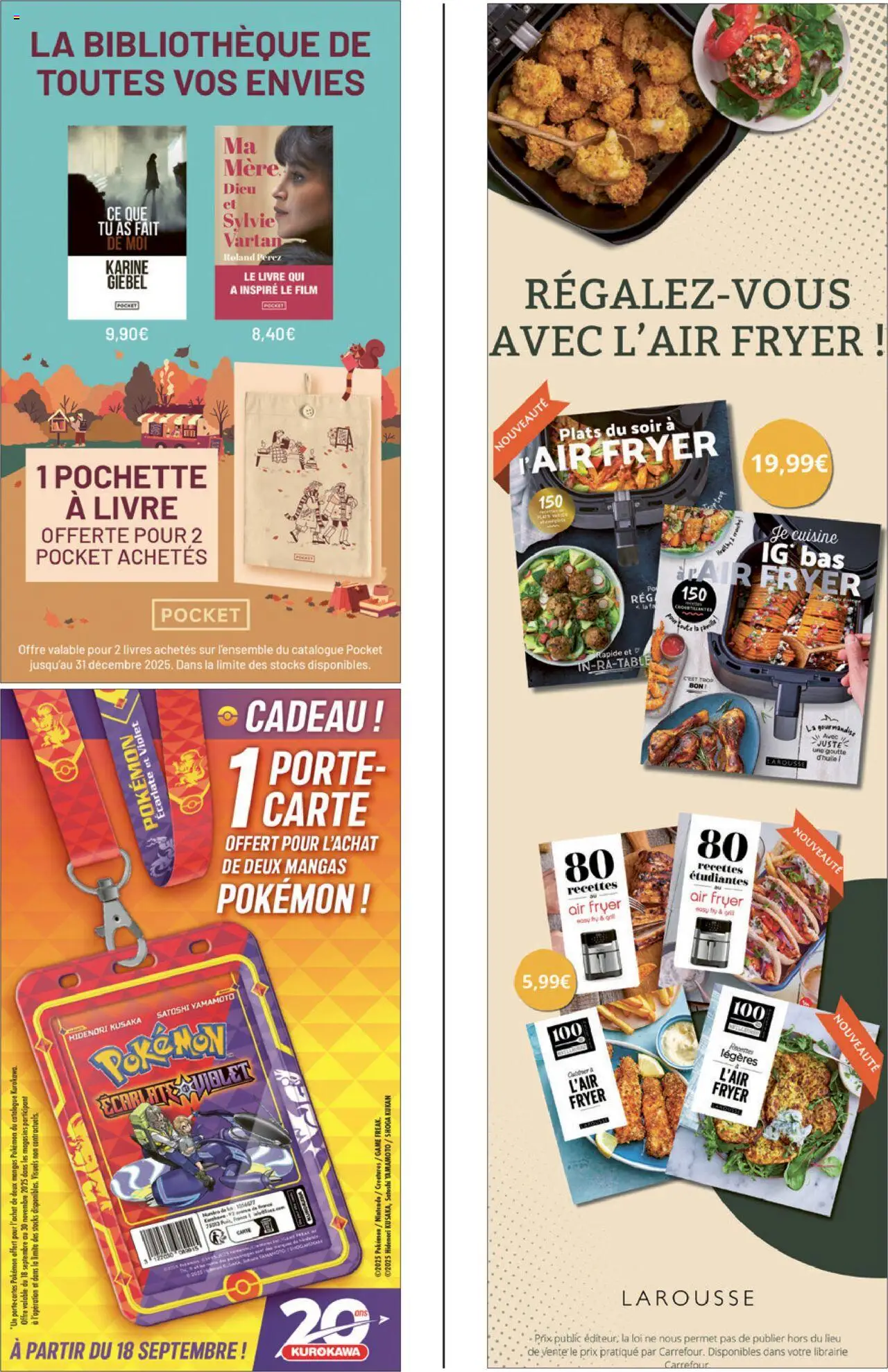  | Page: 18 | Produits: Air fryer, Porte, Livre