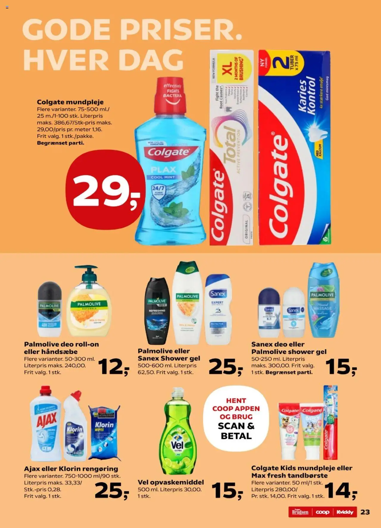 Kvickly tilbudsavis – gyldig fra 10.10.2025 | Side: 25 | Produkter: Tandbørste, Opvaskemiddel