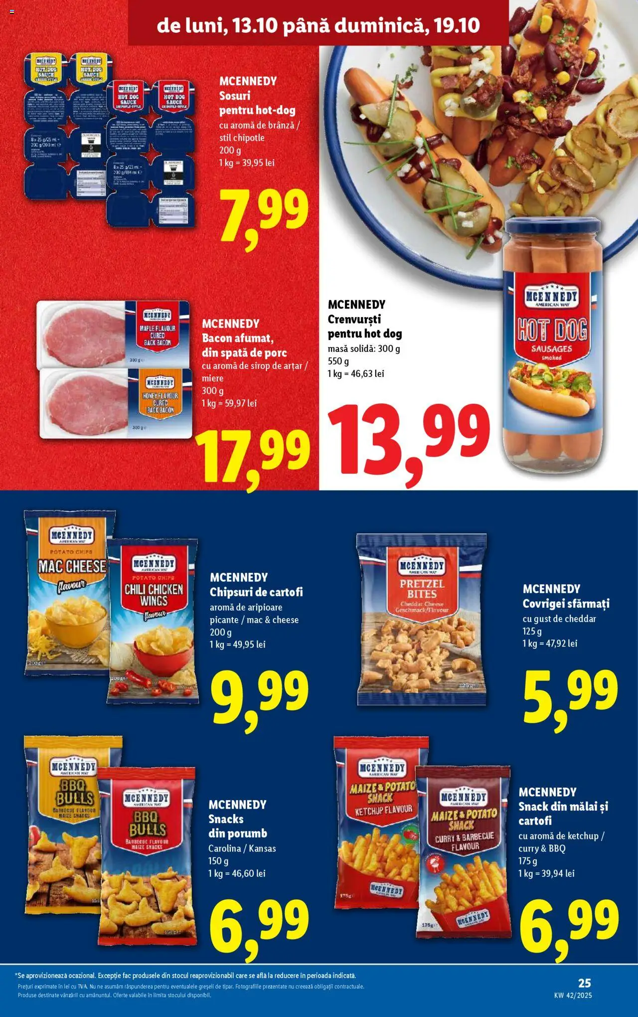 Noul catalog Lidl – valabil de la 13.10.2025 | Pagină: 25 | Produse: Covrigei, Sirop de arțar, Sirop, Porumb