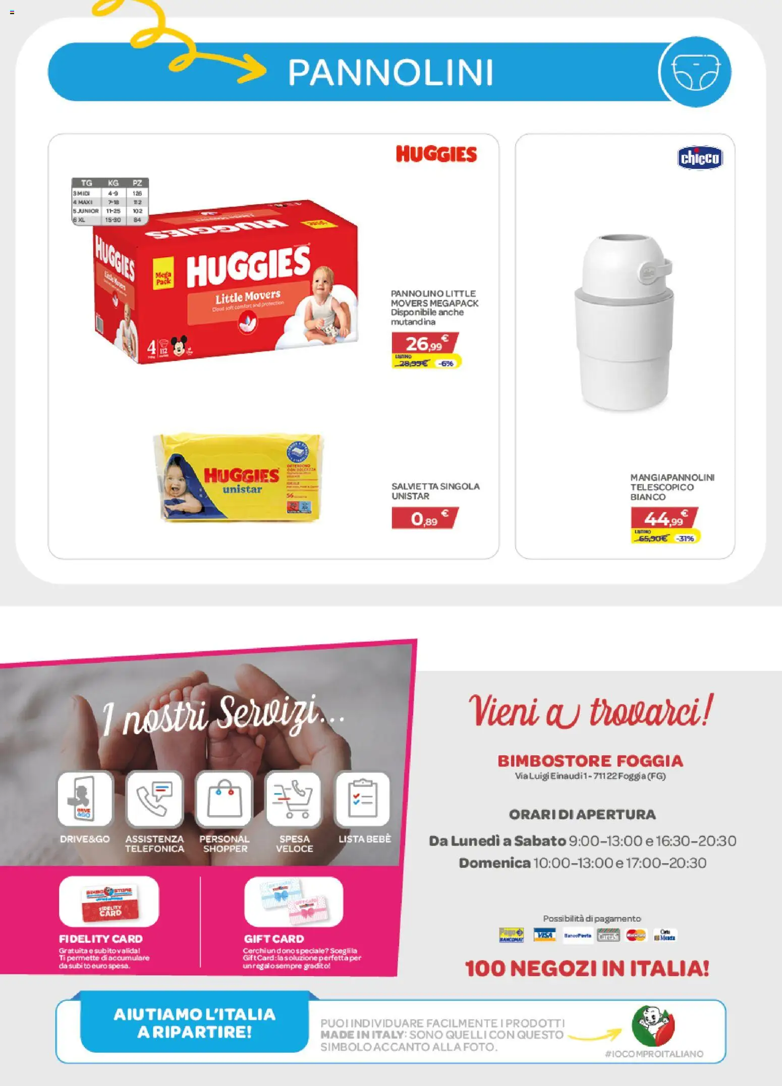 Volantino Bimbo store del 22.10.2025 | Pagina: 8 | Prodotti: Pannolini